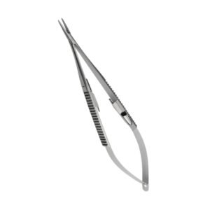 Flat Handle Micro Needle Holder Stainless Steel Microsurgical Instrument