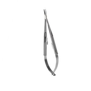 Right Angled Micro Needle Holder Stainless Steel Microsurgical Instrument