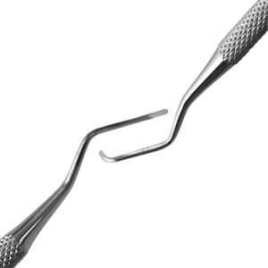 Extended Shank Curette Periodontal Dental Instrument
