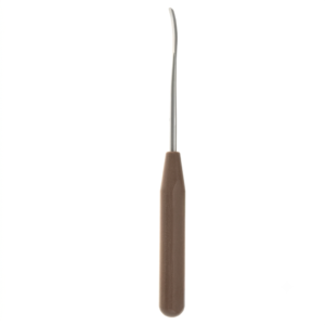 7¼ Inch Perio Elevator – Curved Blade with 3mm Straight Edge Surgical Instrument