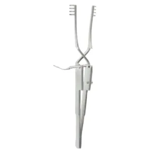 4″ Skin Retractor – Cross Action, 4×4 Sharp Prongs