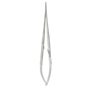 9 1 2″ FineTouch Castroviejo Micro Needle Holder – straight lock