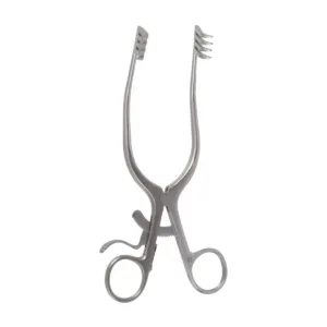 Adson Cerebellum Retractor, 7 1/2″ angled, Shrp