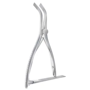 Saxena Bone Grafting Retractor, x- serrated tips, 6.5″