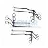 The Laminectomy Intervertebral Rongeur Set of 6 Pcs – Orthopedic Bayonet Bone Rongeurs is designed for use in spinal and orthopedic surgical procedures that require controlled removal of bone and tissue. This instrument set provides a selection of bayonet-style rongeurs intended to support surgical access and precision in procedures involving the spine and intervertebral areas. Design and Construction Each rongeur features a bayonet-style configuration designed to help improve visibility around the working area. The angled profile provides space between the surgeon’s hand and the operative site, supporting better instrument positioning during spinal procedures. Surgical Applications Laminectomy and intervertebral rongeurs are used by trained medical professionals in selected spinal and orthopedic procedures. They are designed for controlled biting and removal of bone or tissue where appropriate, depending on the instrument’s specific jaw design and intended use. Six-Piece Instrument Set This set includes six pieces, offering a selection of instruments for different surgical requirements. Having multiple rongeurs in one set allows medical professionals to select an appropriate instrument according to the procedure, anatomical access, and required working area. Handling and Control The bayonet-style design supports controlled positioning in areas where direct access may be limited. Proper handling and instrument selection are important for maintaining precision during surgical use. The instrument should be used by qualified professionals familiar with spinal surgical techniques. Orthopedic and Spinal Instrumentation These rongeurs are intended for specialized orthopedic and spinal instrumentation needs. Their design makes them suitable for consideration by hospitals, surgical centers, medical distributors, and professional instrument suppliers seeking instruments for spinal procedures. Reprocessing and Maintenance Reusable instruments should be cleaned, inspected, and sterilized according to the manufacturer's validated instructions and applicable medical facility protocols. Before each use, inspect the jaws, joints, alignment, and overall condition to ensure the instrument is suitable for its intended application. Product Quality At SurgiPortal, we focus on providing surgical instruments designed to meet the practical requirements of medical professionals and healthcare suppliers. Product specifications, materials, jaw sizes, and configuration should be confirmed before ordering to ensure the set matches your requirements. Key Features Product Type: Laminectomy Intervertebral Rongeur Set Set Quantity: 6 pieces Instrument Design: Bayonet-style bone rongeurs Application: Spinal and orthopedic surgical procedures Working Purpose: Controlled removal of bone and tissue, as appropriate for the instrument Instrument Profile: Designed to support access and visibility Handling: Supports controlled positioning during use Maintenance: Follow the manufacturer's cleaning and sterilization instructions Intended Users: Qualified medical and surgical professionals Suitable Buyers: Hospitals, surgical centers, and medical instrument distributors